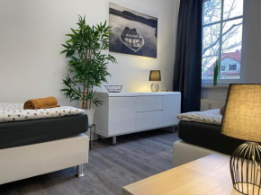 Apartment Hanseviertel Erfurt - 2 Schlafzimmer - 4 Betten - gratis PKW Stellplatz - SmartTV